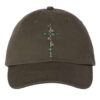 Floral Cross Dad Cap - Image 2